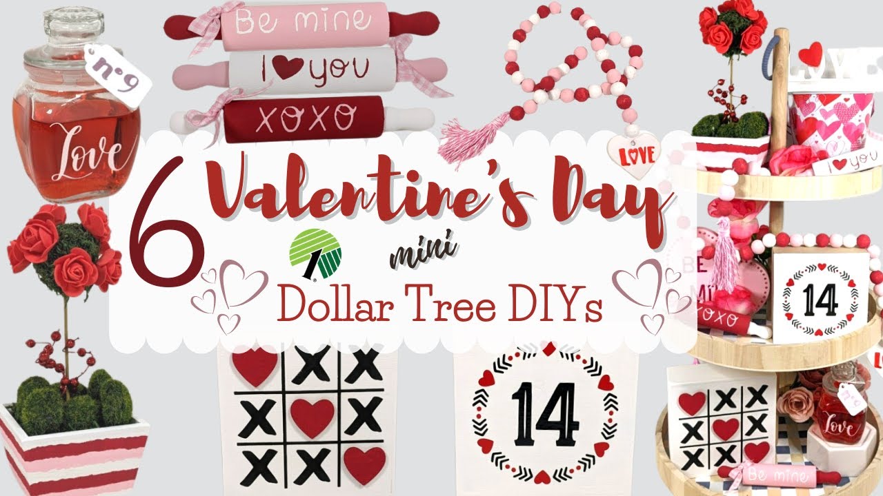 6 NEW VALENTINES DAY DECORATIONS | TIERED TRAY DECOR | CRAFTED BY CORIE MINIS CHALLENGE