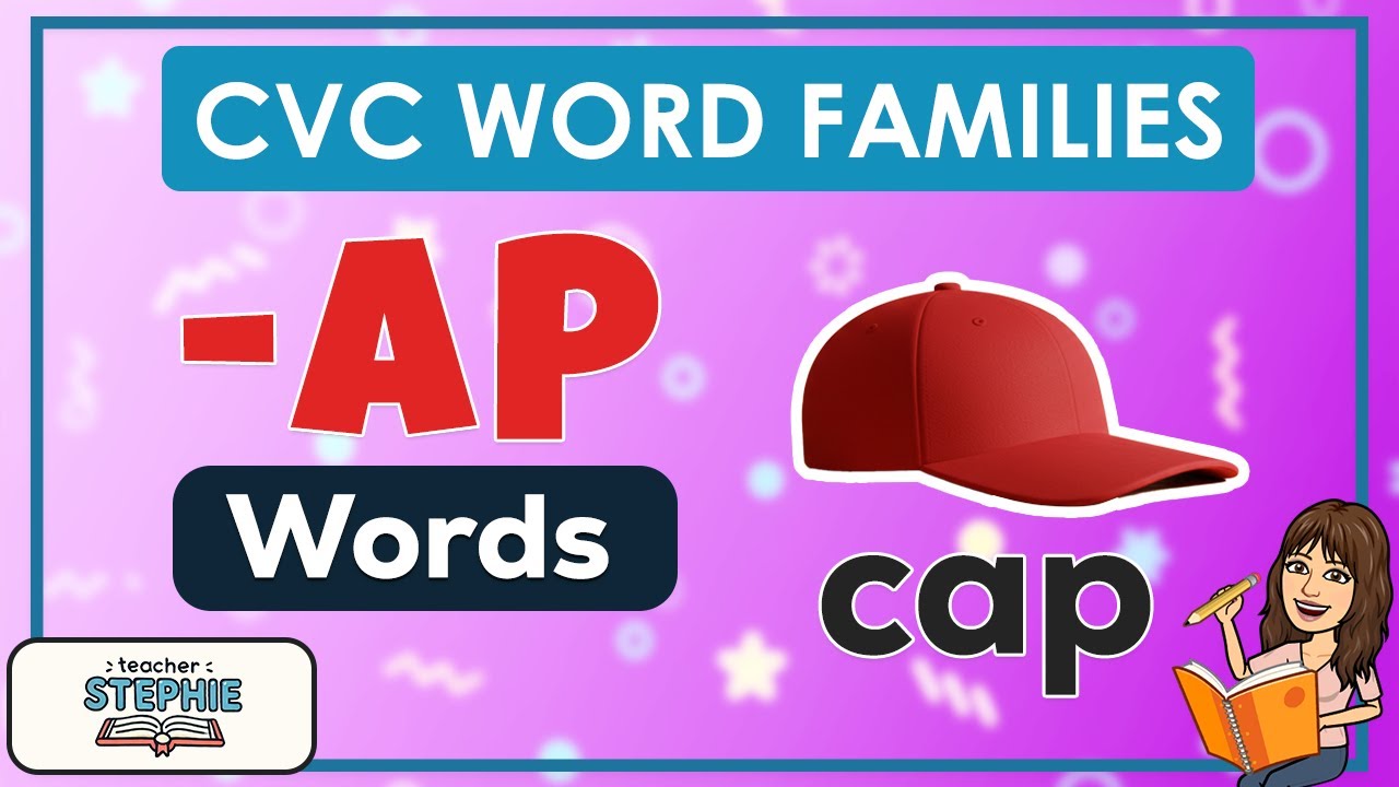 CVC Word Families: -AP Words | Learn to Read & Phonics for Kids