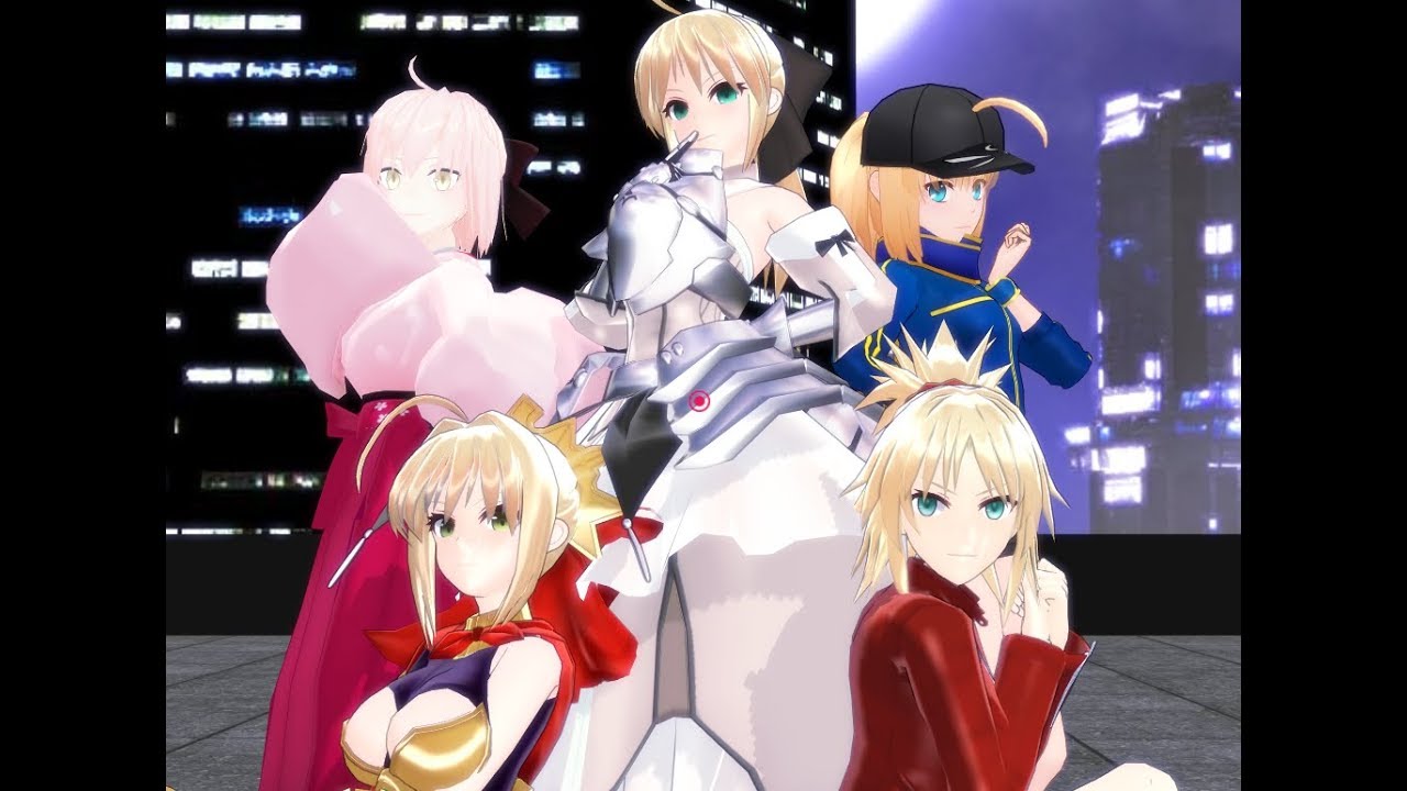【Fate/MMD】セイバー⁈で「気まぐれメルシィ」1080p/60fps