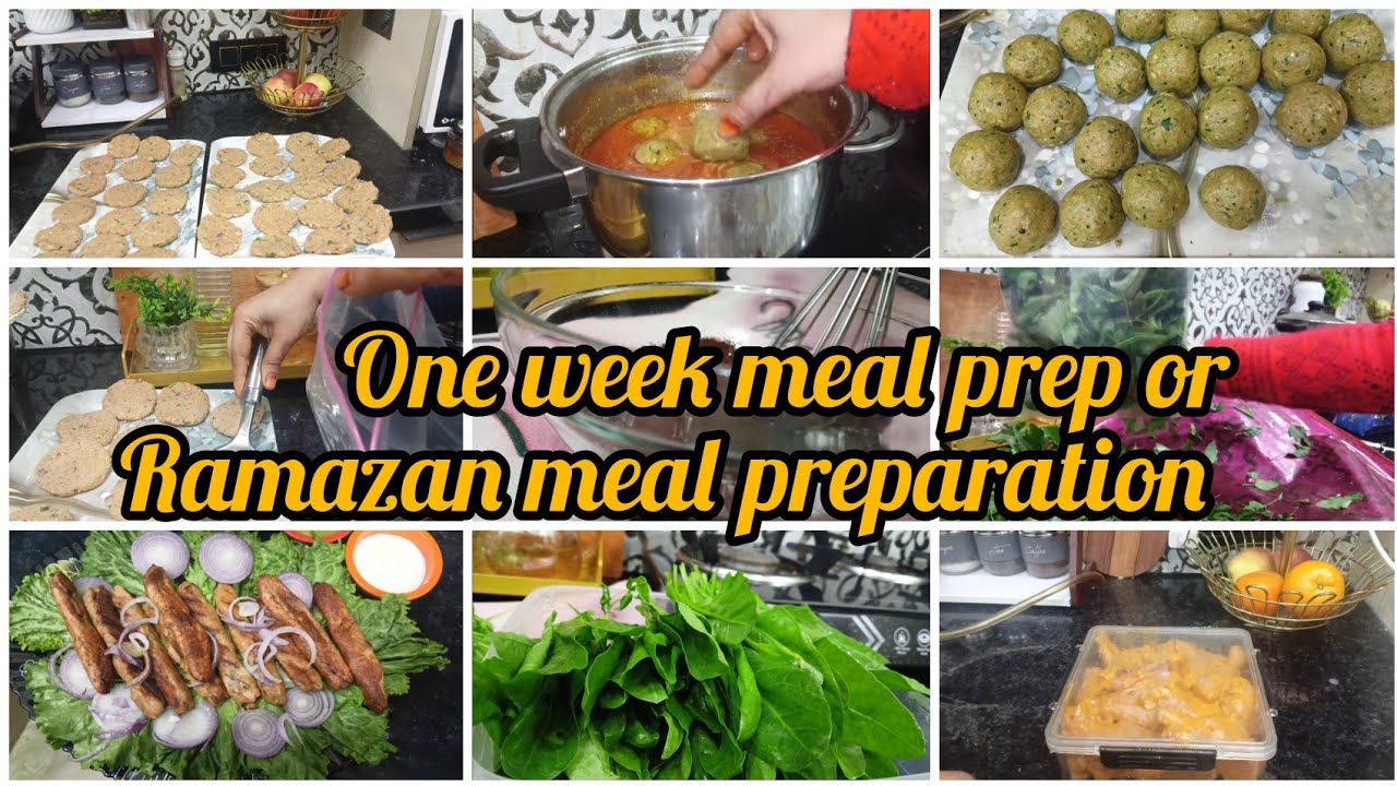 Aj khane m kya bnana hai ab koi dilemma nhi.One weak meal preparation ya fir Ramzan meal prep.