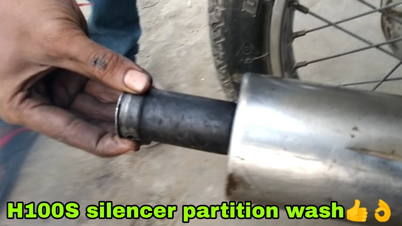 H100S silencer partition wash👍👌