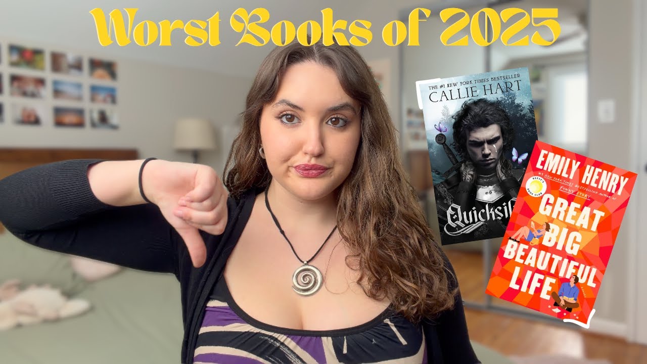 the worst + most disappointing books i read in 2025🙅‍♀️📚