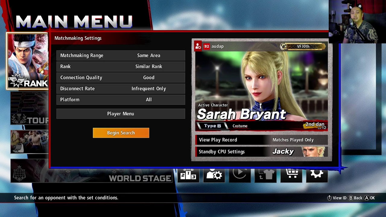 meowmurai's Virtua Fighter 5 Revo Beta Switch2