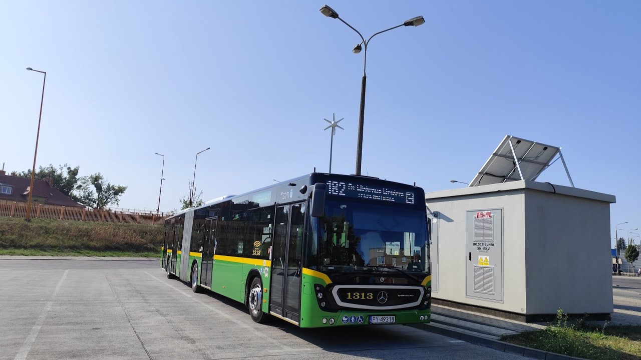 MPK Poznań | Linia 182 | Mercedes-Benz Connecto G #1313 | Kierunek Osiedle Wichrowe Wzgórze