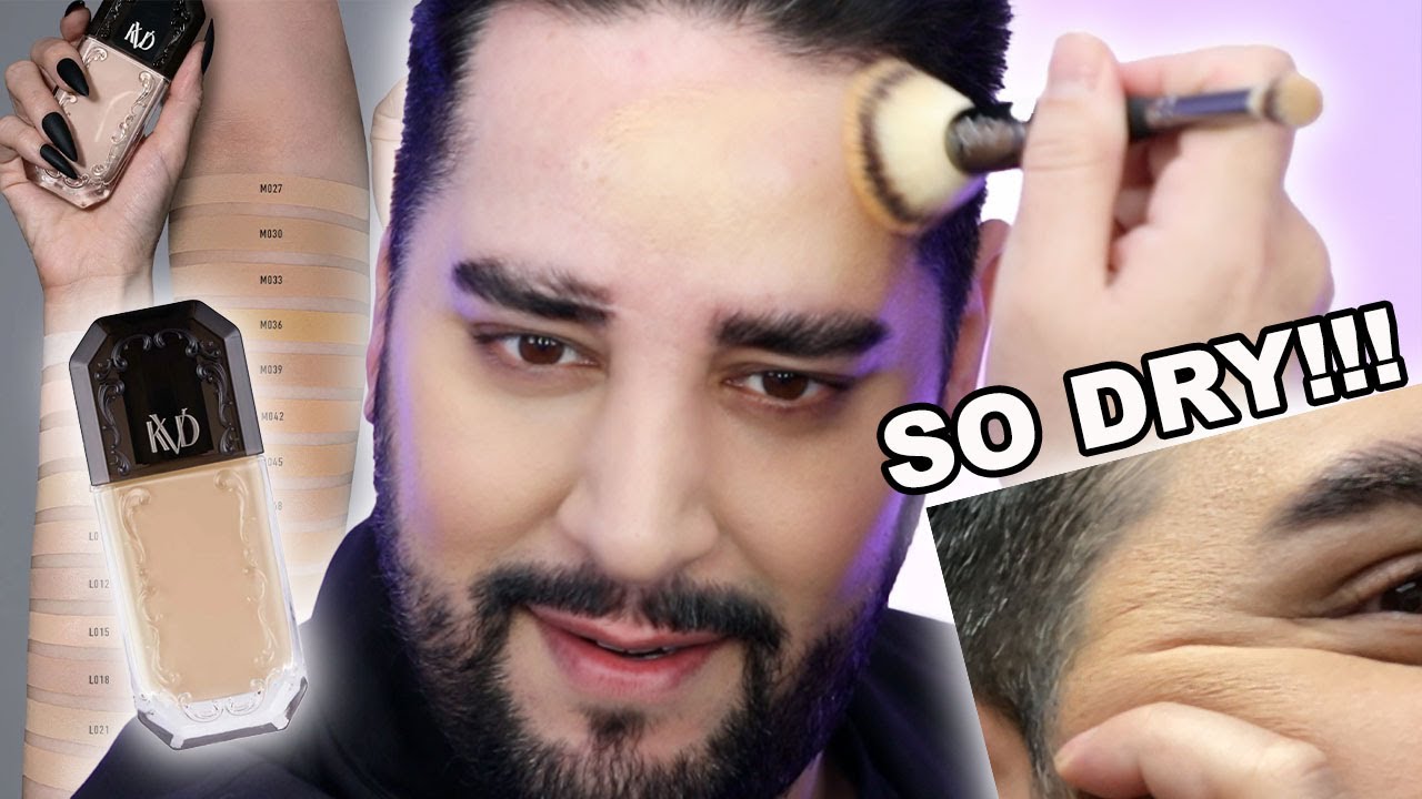 HONEST REVIEW KVD Good Apple Serum Foundation and wear test! Oily skin
