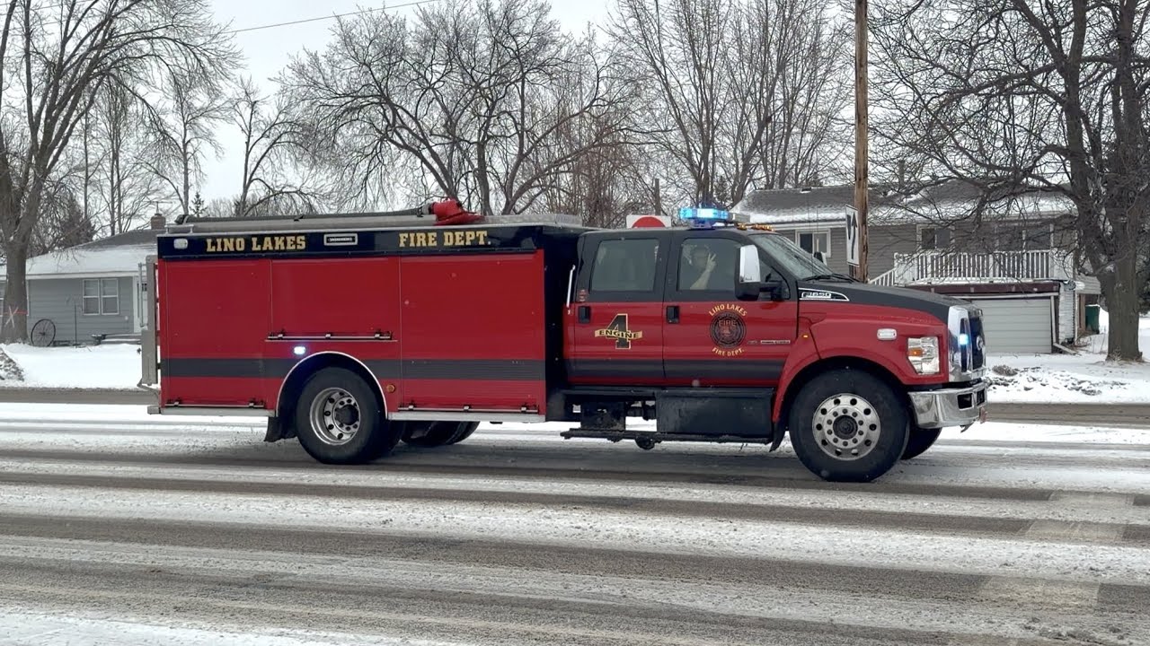 Lino Lakes Fire Department • Engine 3, Engine 4, and LLPD Responding to a Medical Emergency • 2/1/26