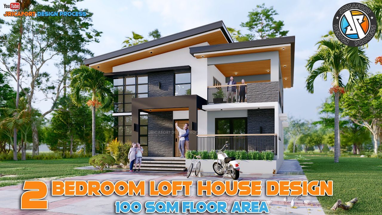 100sqm HOUSE DESIGN (10X10 m)