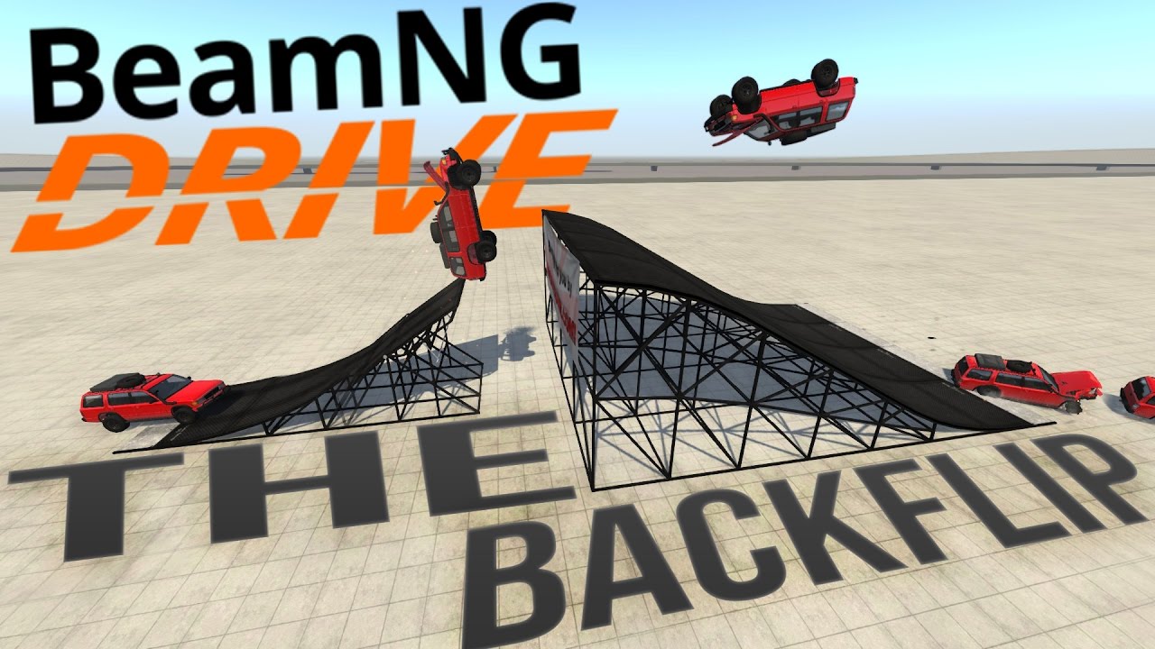 BeamNG Drive — Прыжки в Королевской Гавани — Идеальное сальто назад и многое другое! — Смешные мо...