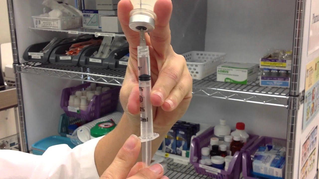 capsule 4   prélever dans une fiole