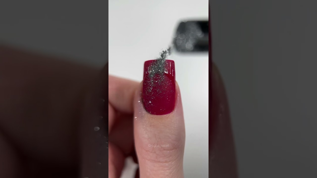 Christmas nails, red nails #rednails #christmasnail #christmasnailart #christmasnails