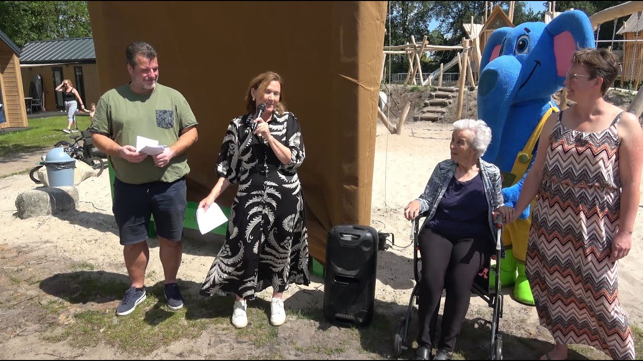 Opening speeltuin op camping de Pallegarste 2024