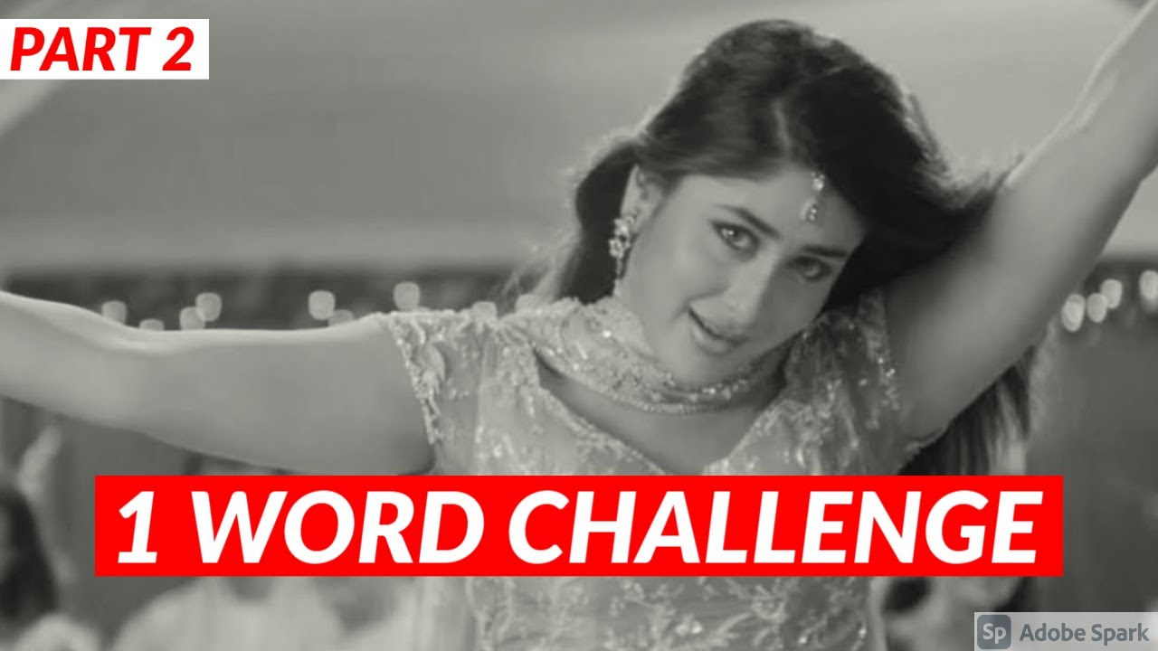 CAN YOU GUESS THE SONG BY ONE WORD? #2 | Bollywood/Hindi Songs Challenge Video