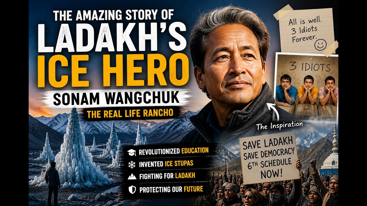 The Amazing Story of Ladakh&rsquo;s Ice Hero - Sonam Wangchuk - The Real Life Rancho