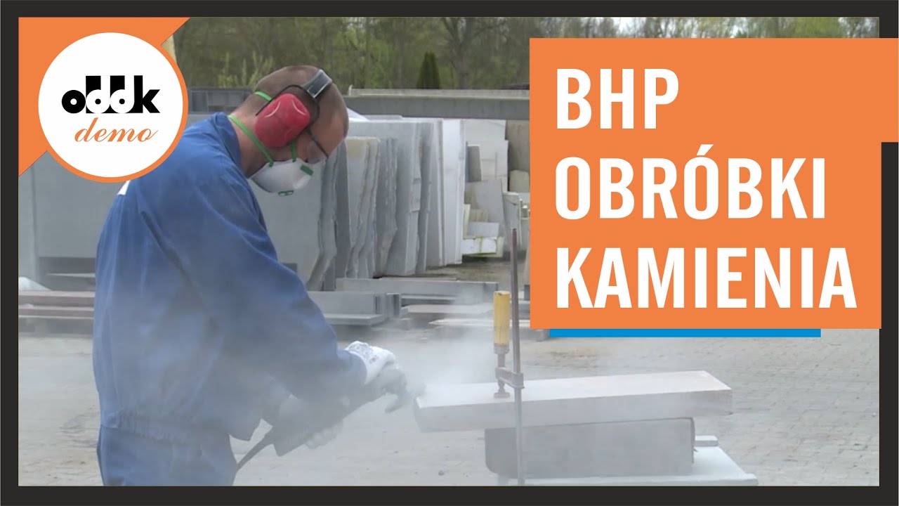 BHP obróbki kamienia