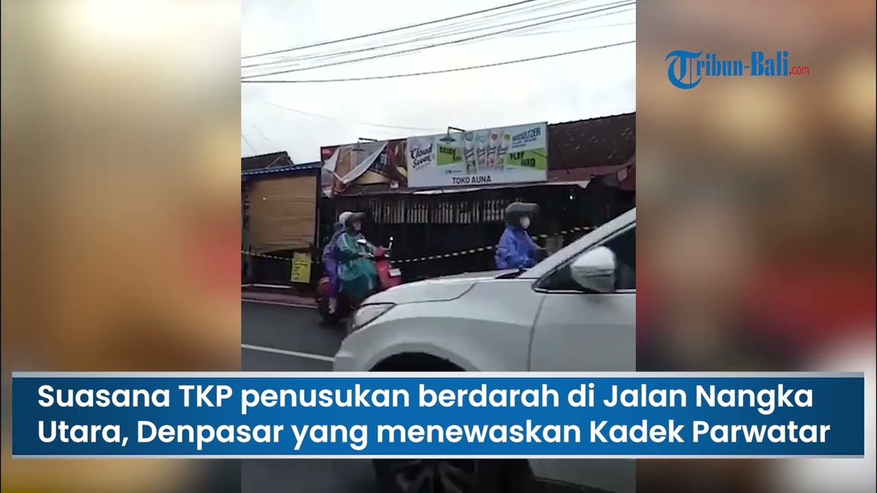 Tengok Lokasi Penusukan Berdarah di Jalan Nangka Utara, Menewaskan Kadek Parwata