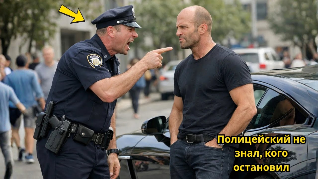 «Полицейский останавливает смертельного полковника Джейсона Стэйтема»