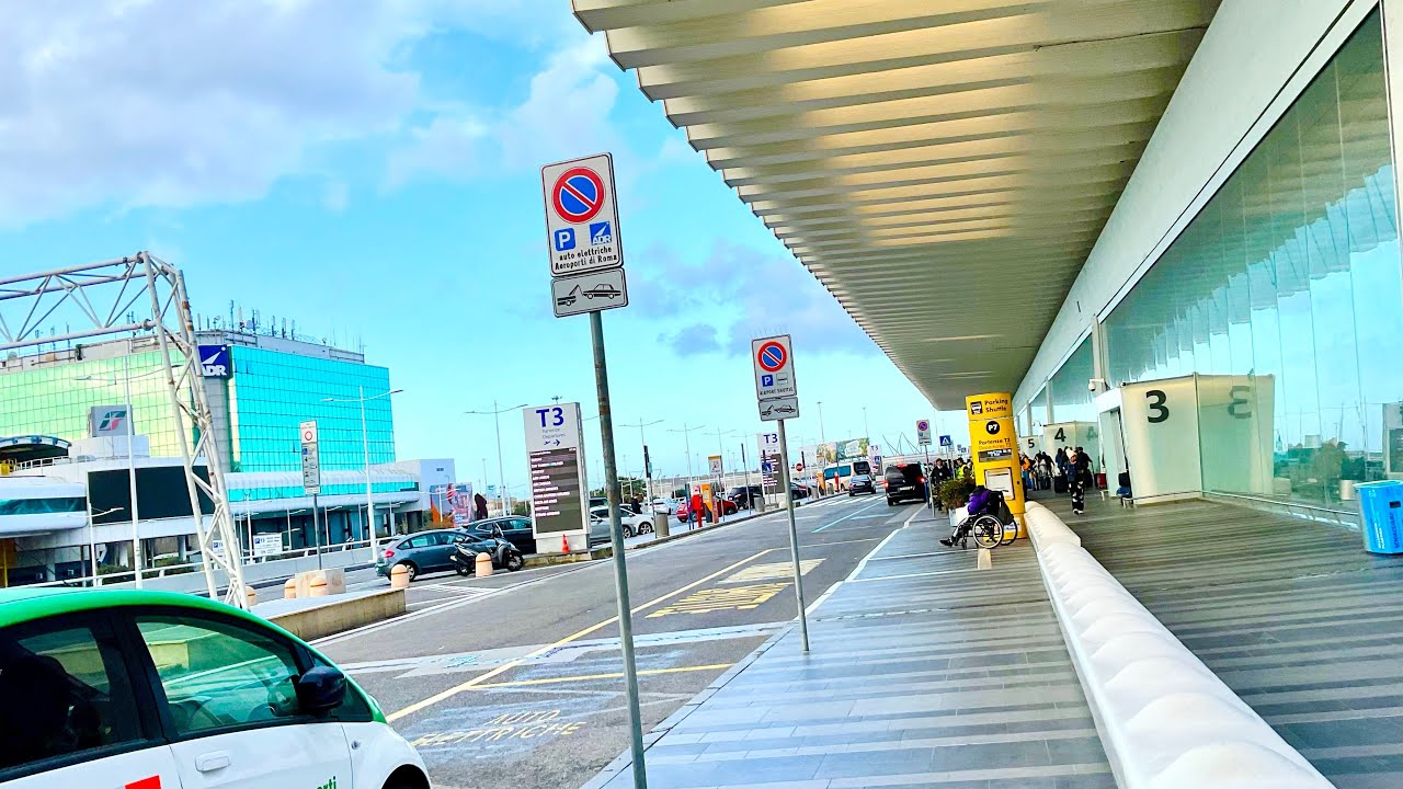 International Arrival @ ROME Fiumicino Airport, boarder Patrol,Baggage Claim & Ground Transport.