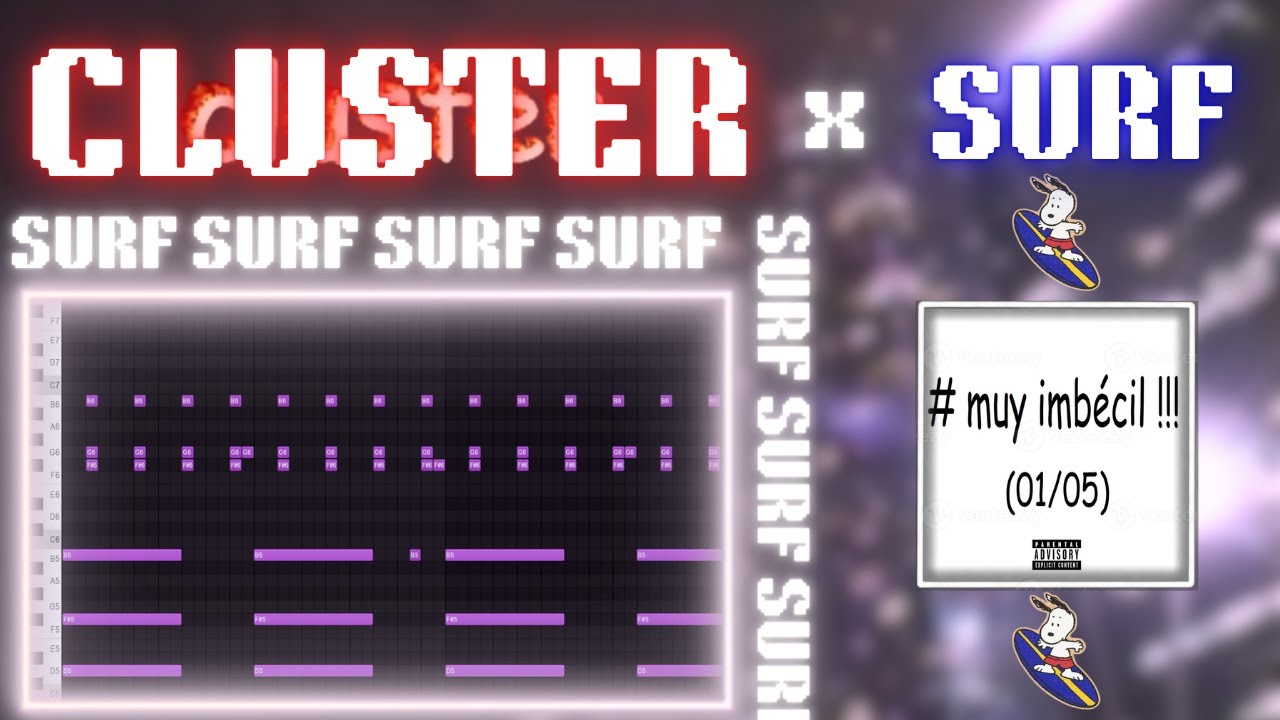 🏄🏄Como HACER un BEAT de SURF para CLUSTER🏄🏄