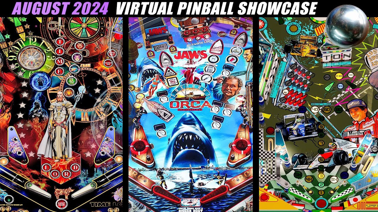 August 2024 - Top Virtual Pinball Releases