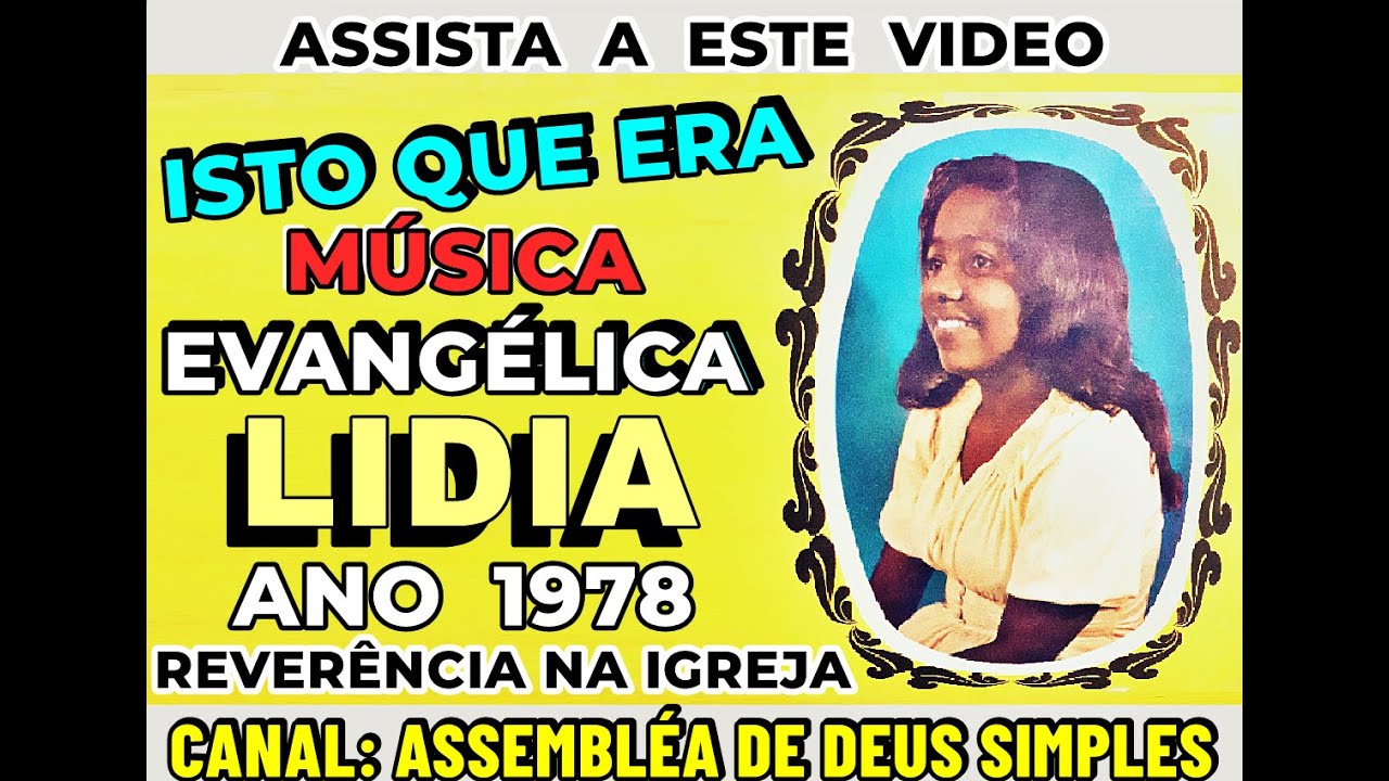 ISTO QUE ERA CANTORA EVANGÉLICA LIDIA - REVERÊNCIA NA IGREJA - SIÃO QUERIDA - ANO 1978 LOUVOR ANTIGO