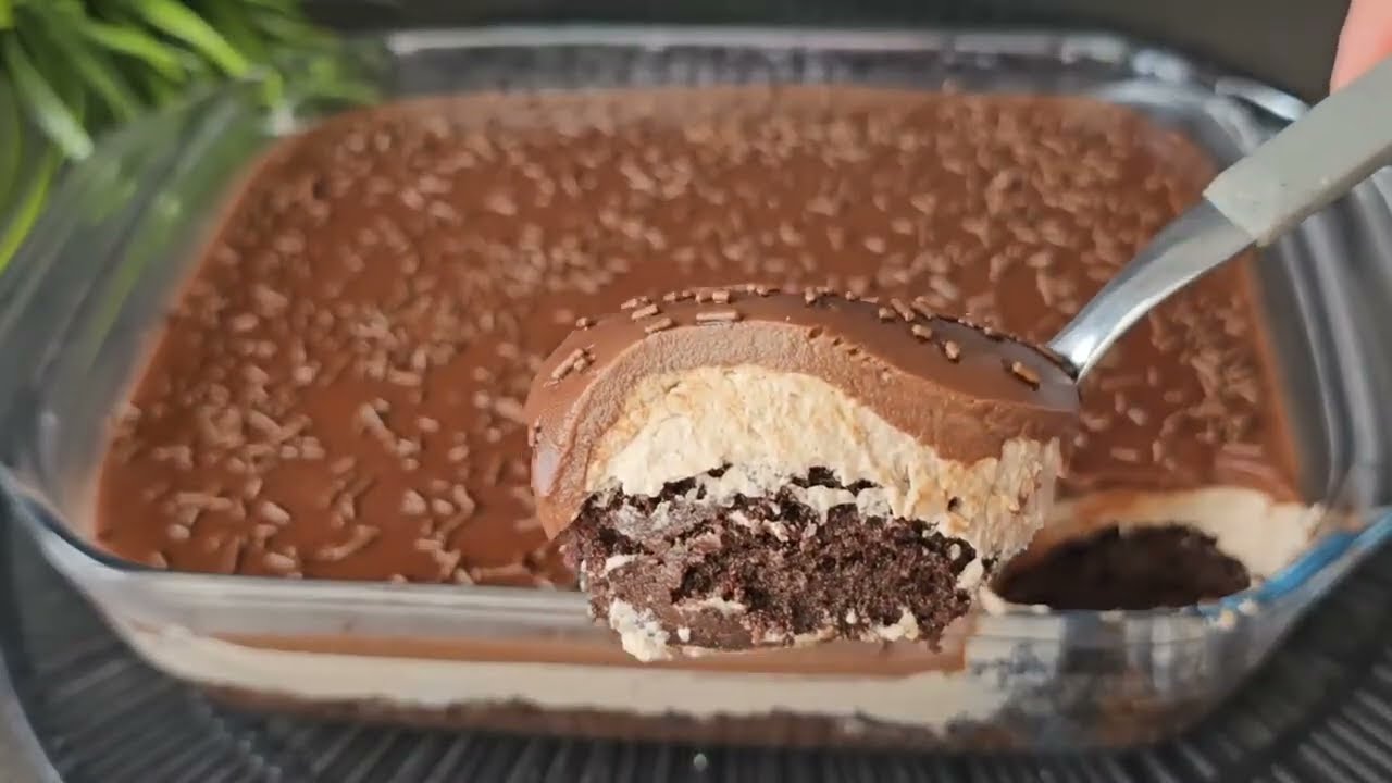 БЕЗ ЯИЦ!! Самый вкусный десерт, который я когда-либо ела. Быстро и легко!