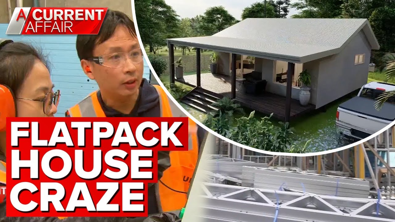 Flatpack homes people can own and build themselves | A Current Affair