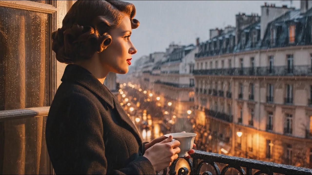 Paris After Rain – A Romantic Evening in 1950s France