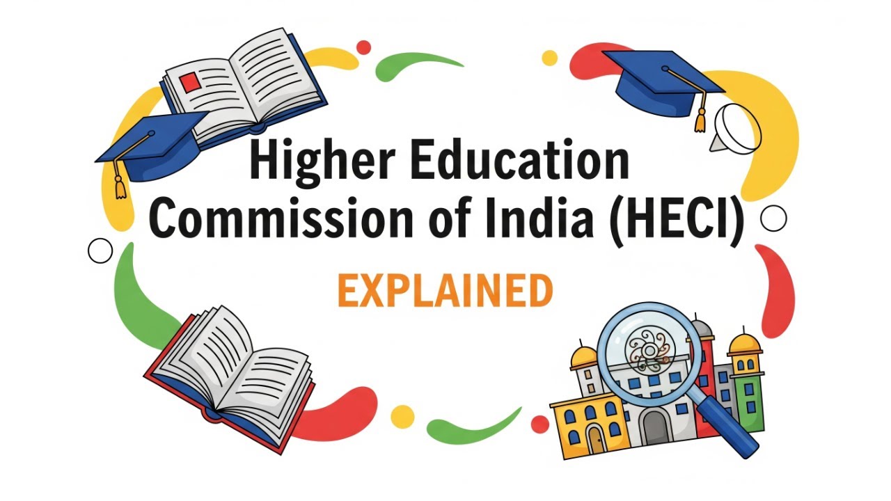 Higher Education Commission of India (HECI) EXPLAINED | UGC AICTE NCTE | UPSC, , SSC, RBI, NABARD