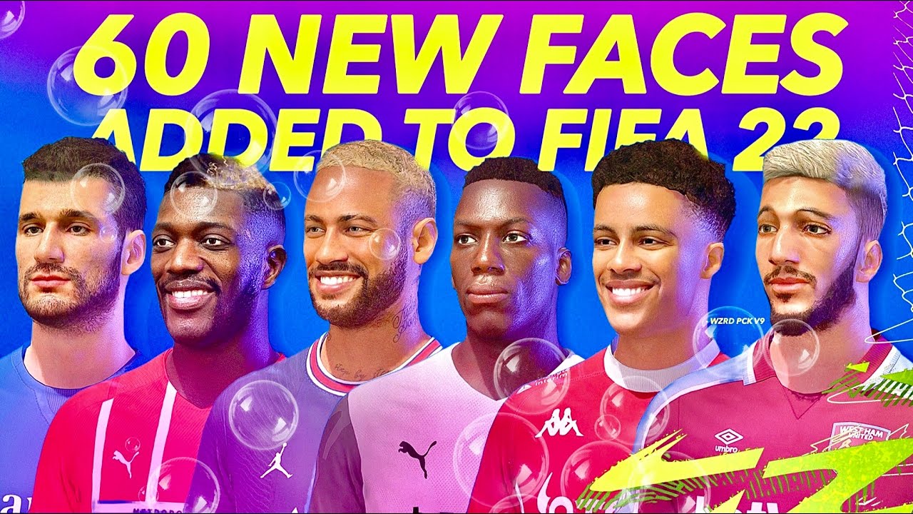 60+ FACES ADDED TO FIFA 22! [NEW GRAPHICS  + TURF MOD, 400 NEW BOOTS, TATTOOS, OUTFITS & GLOVES!!]