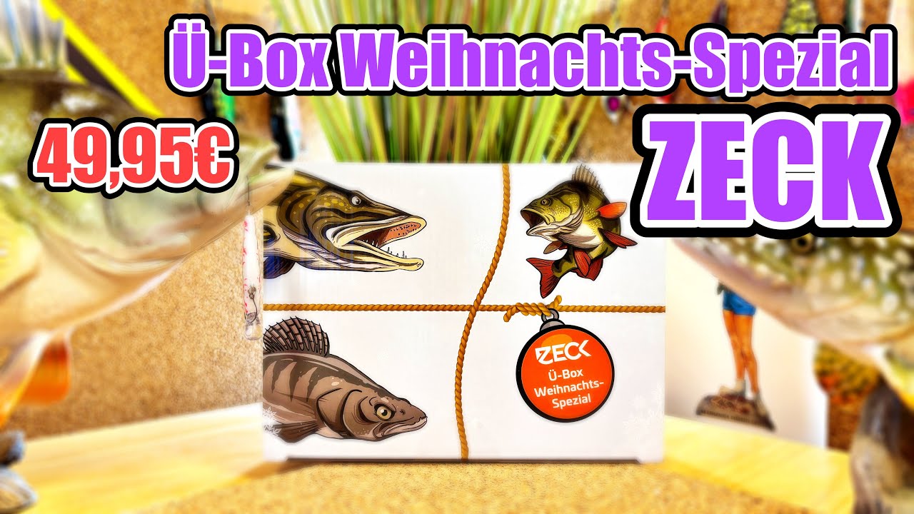 Ideales Geschenk?! Zeck Fishing Ü-Box Weihnachts-Spezial 2025 Unboxing