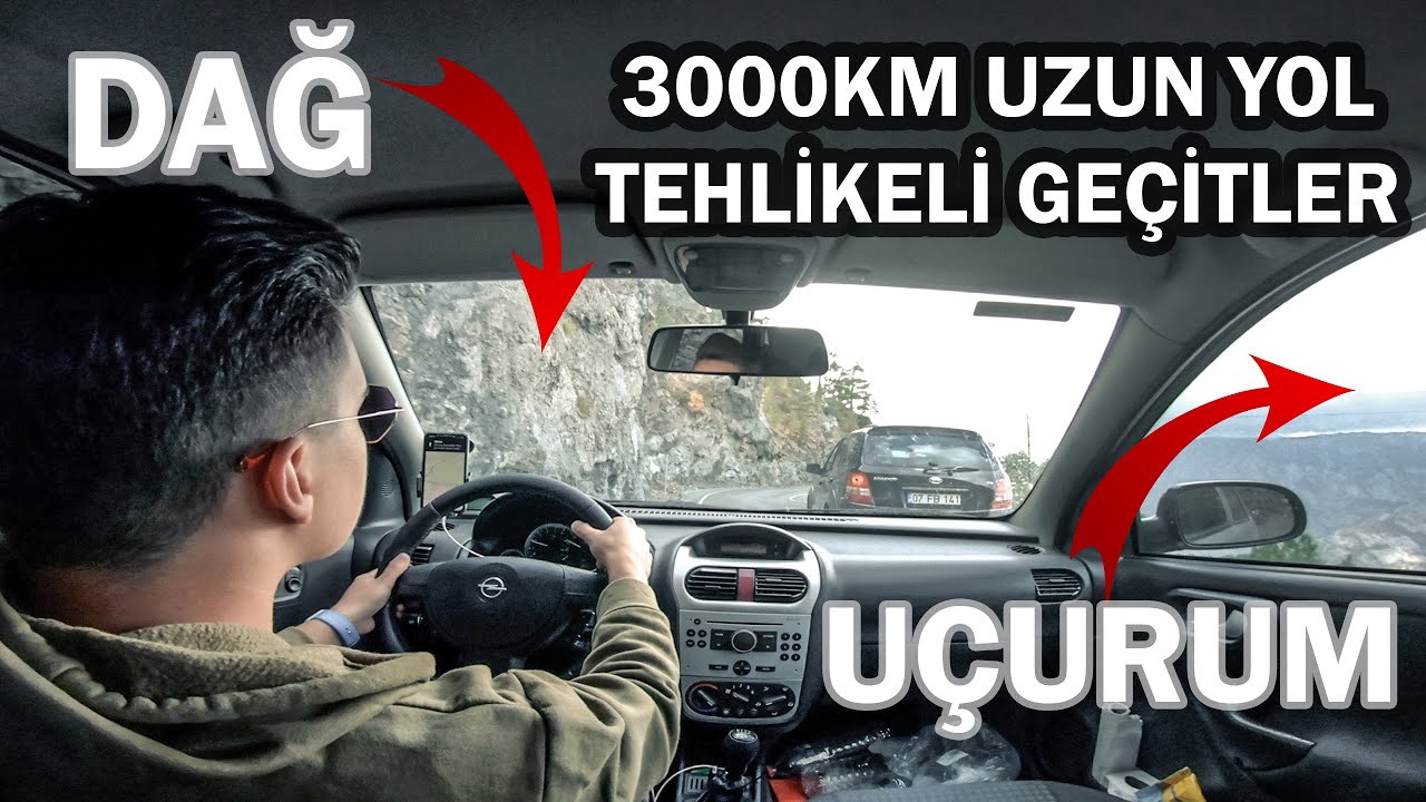 1.3 DİZEL İLE 3000KM GÜNEY TURU / Tehlikeli Yollardan Geçtim, Uzun Yol Vlog