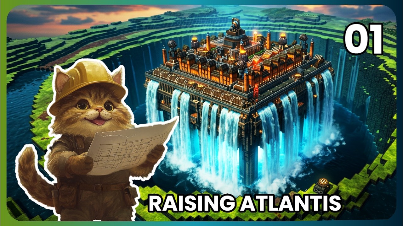 Raising the Lost City of ATLANTIS | Timberborn | Episode 01