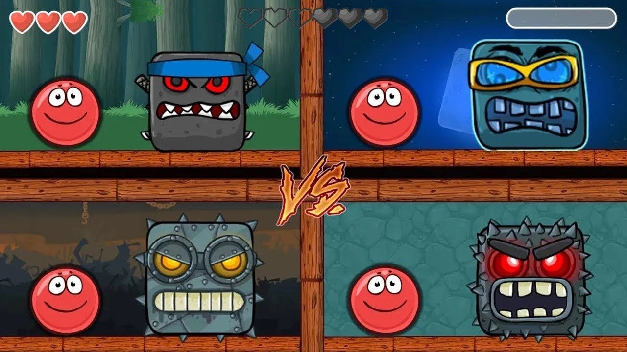 Red Ball 4: ПОЛНОЕ УНИЧТОЖЕНИЕ всех боссов! 🔴👊
