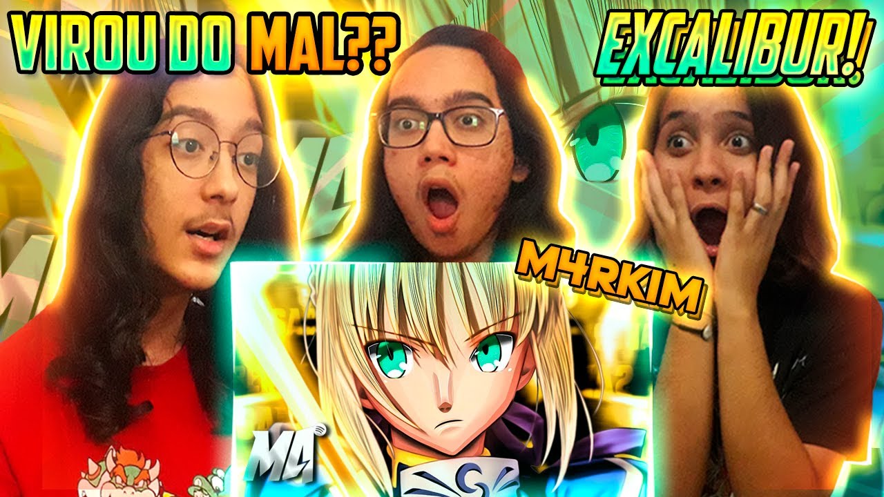 REACT Saber (Fate) - Excalibur | M4rkim | [GEEK React]
