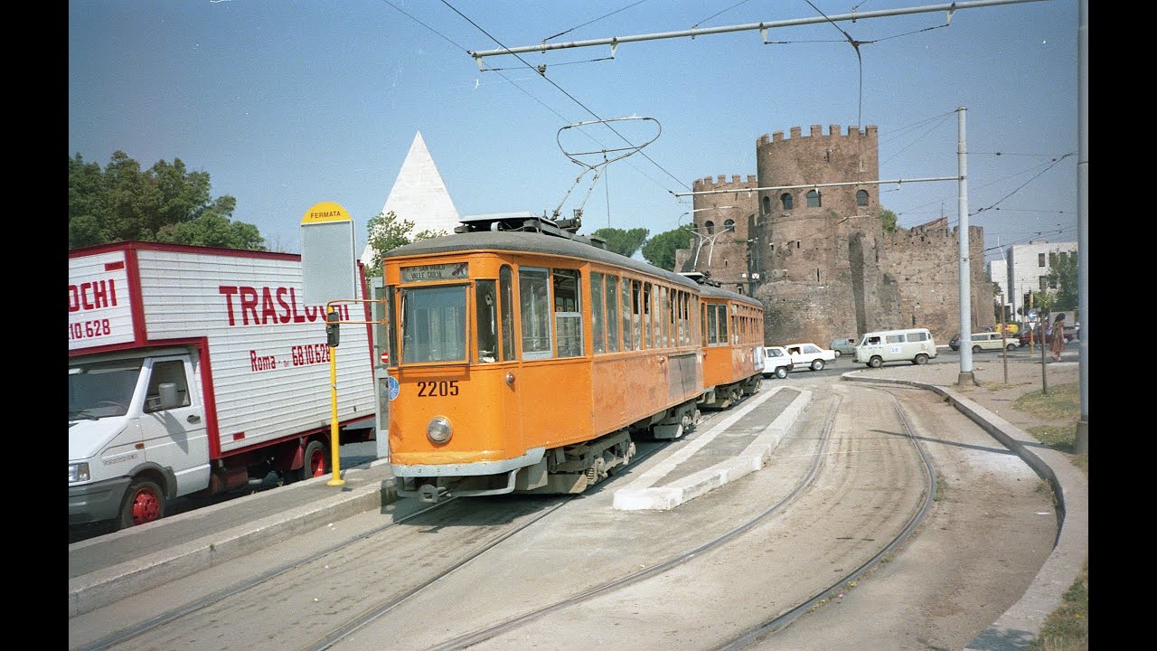 Rome Trams Summer 1991