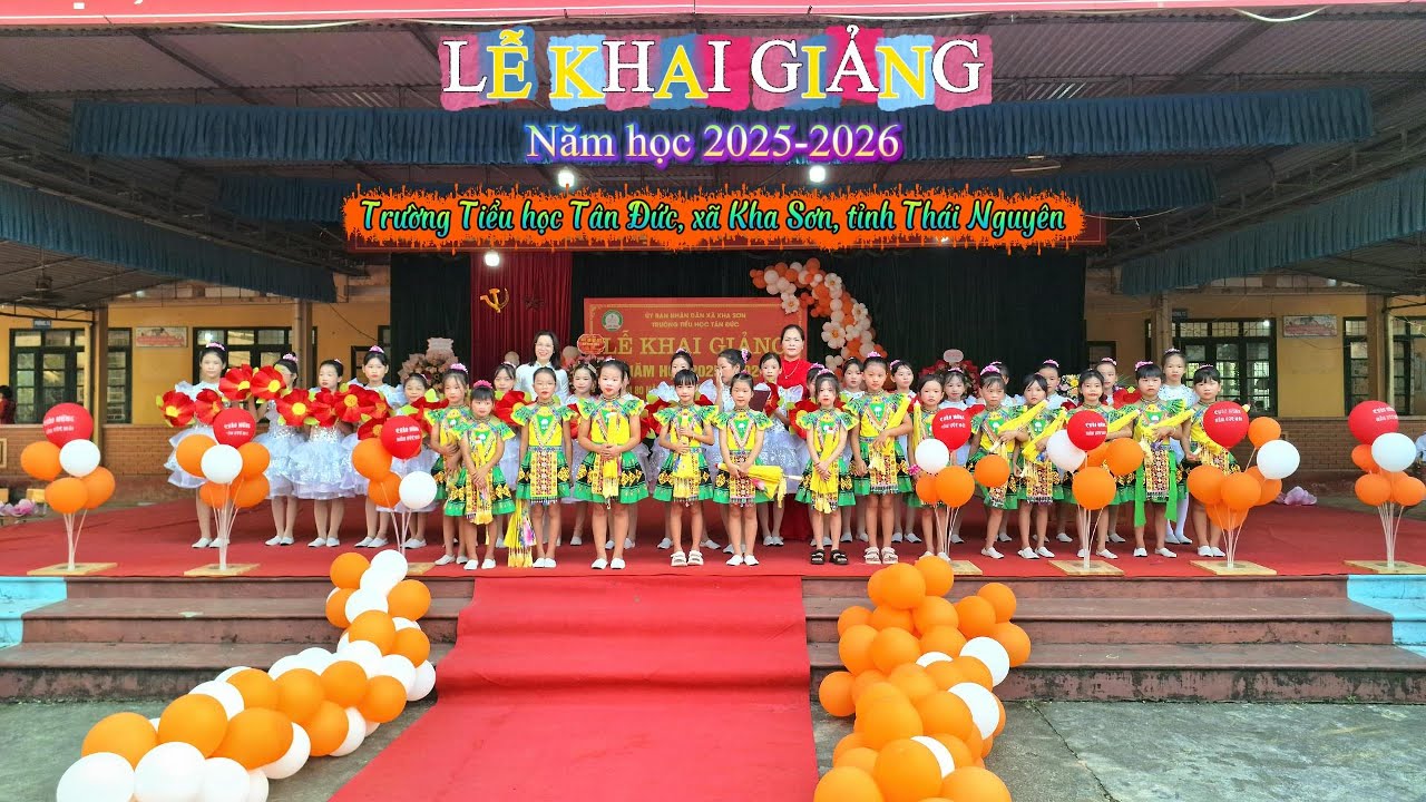 4K - LỄ KHAI GIẢNG Năm học 2025 - 2026 - Trường Tiểu học Tân Đức, xã Kha Sơn, tỉnh Thái Nguyên