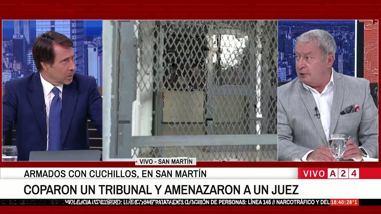 👉 ARMADOS CON CUCHILLOS: COPARON UN TRIBUNAL Y AMENAZARON A UN JUEZ