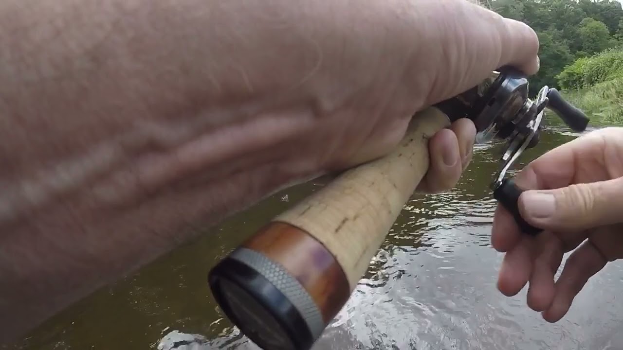 A summers day trout fishing on the River Calder