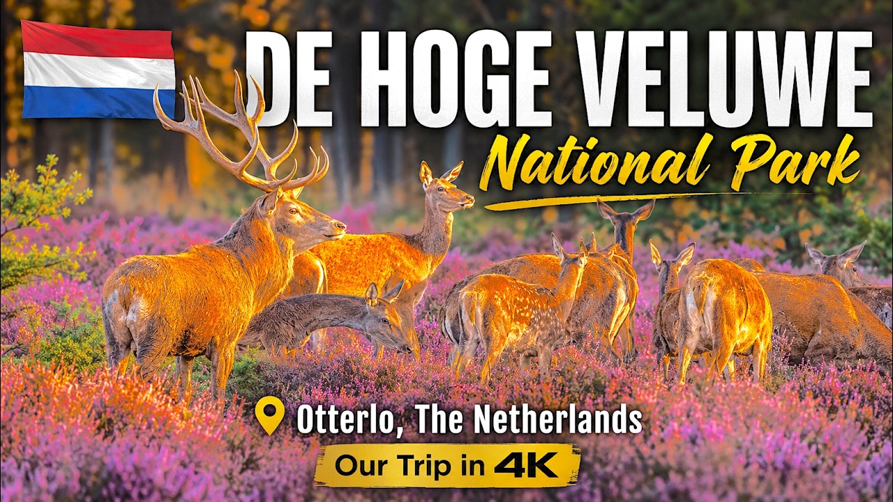 Our Trip to National Park The Hoge Veluwe in 4K Otterlo 🇳🇱 The Netherlands 21 Feb 2019