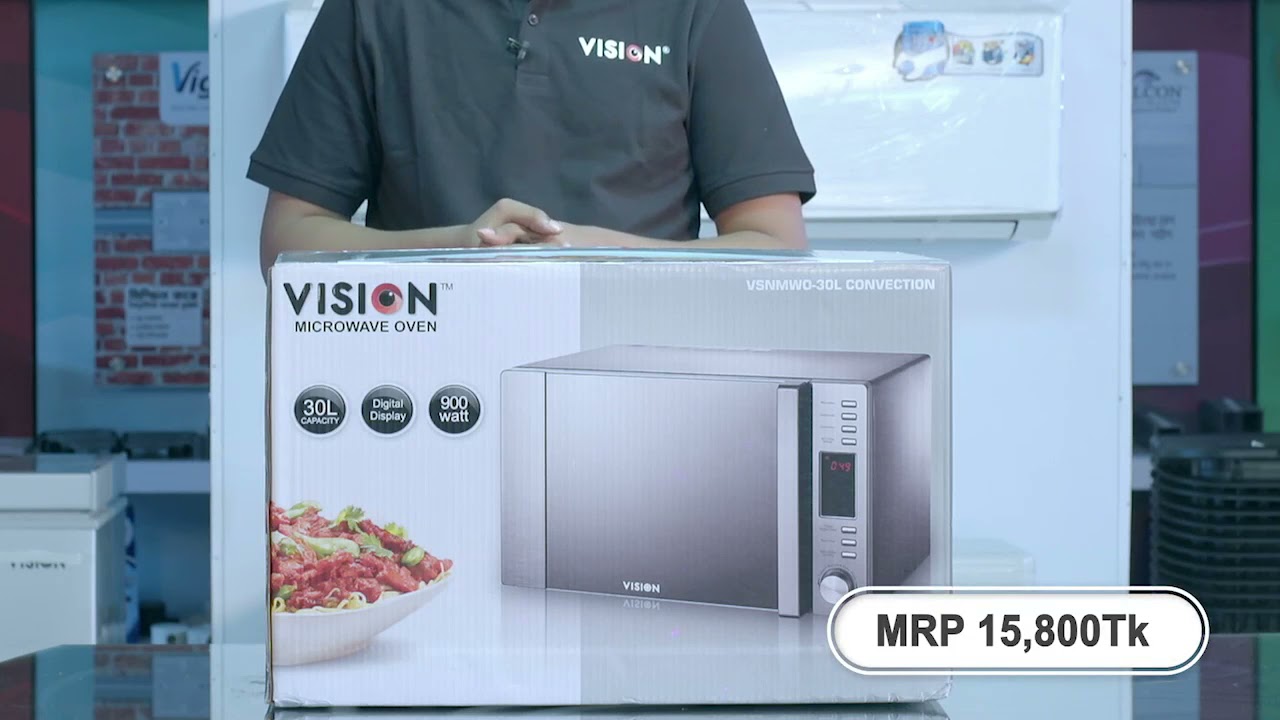 Vision microwave oven