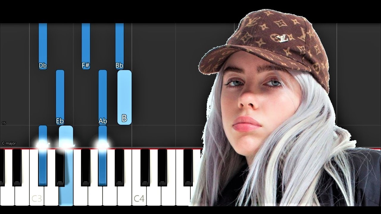 Billie Eilish - All the good girls go to hell (Piano Tutorial)