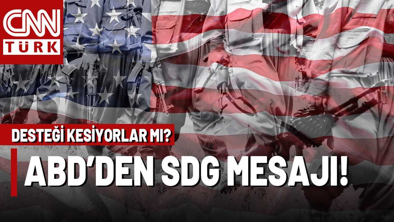 Is the US cutting off support for the SDF? What is Ankara's response to the US statement?