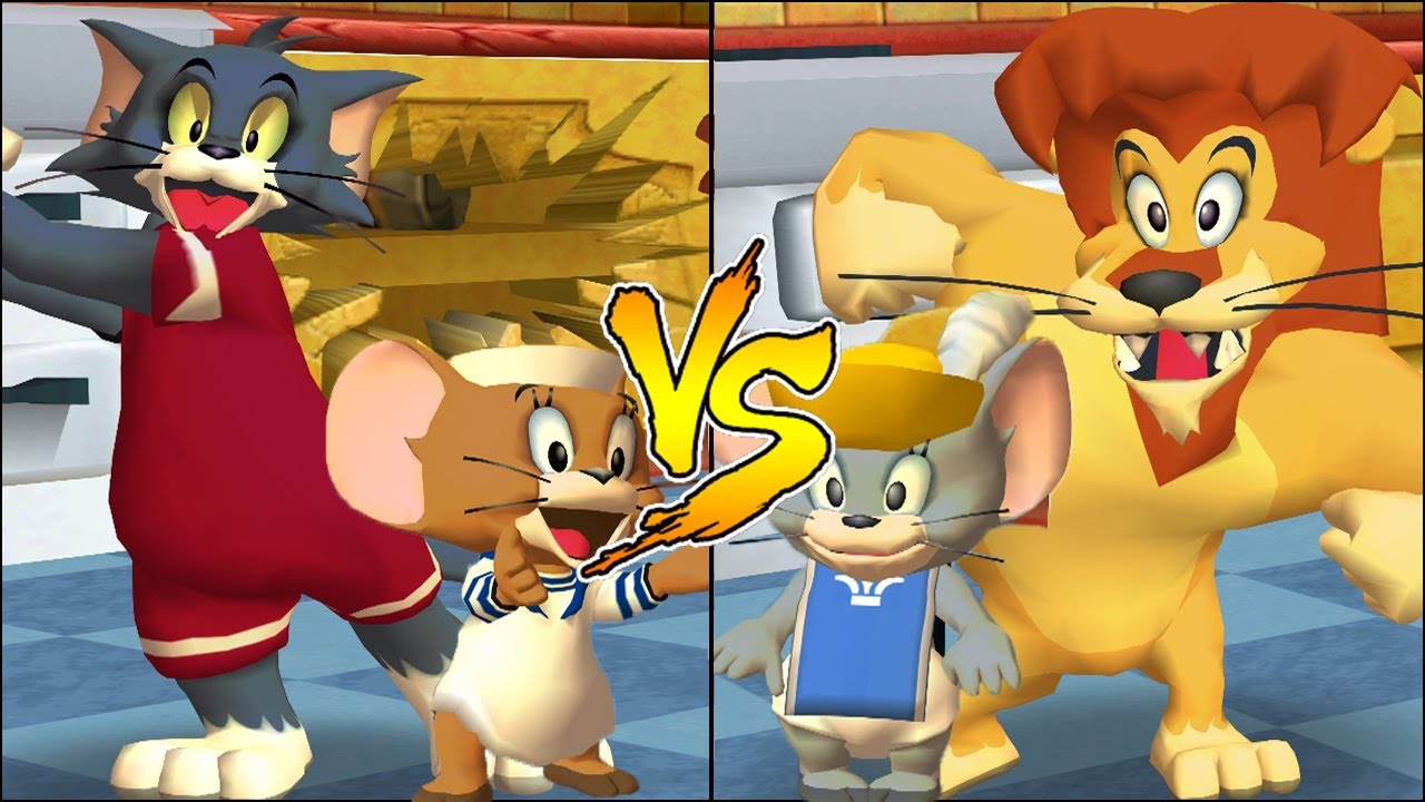 Tom and Jerry in War of the Whiskers Tom And Jerry Vs Nibbles And Lion (Master Difficulty)