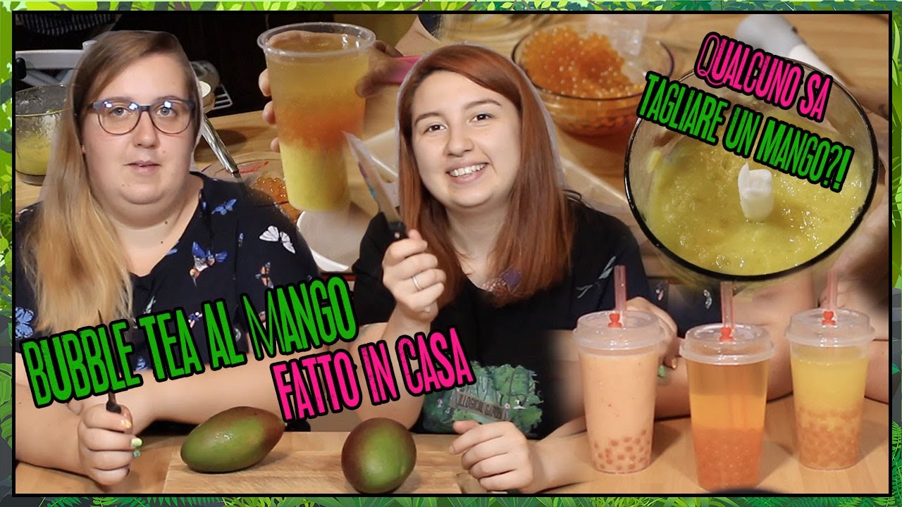 Come fare il BUBBLE TEA al MANGO fatto in casa: 3 ricette semplici e veloci || Illogical Garden