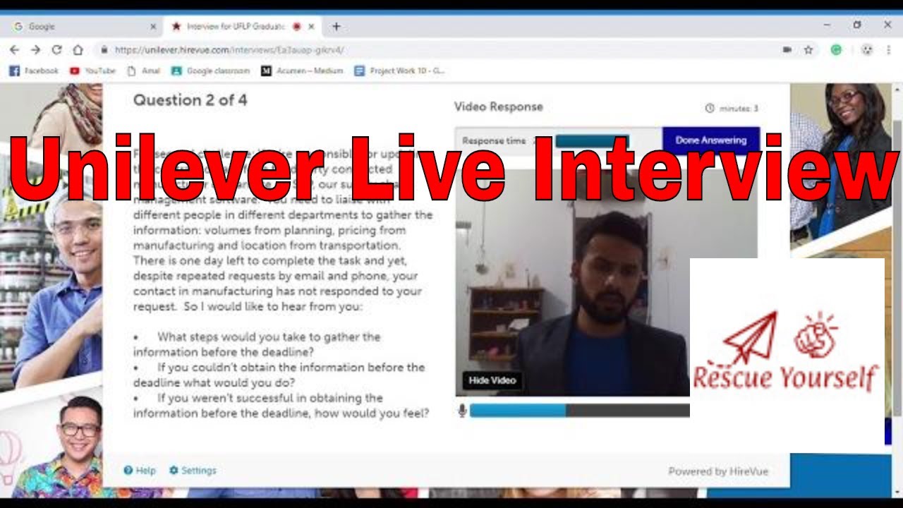 Unilever interview | Unilever Live interview | Unilever Online Interview | Unilever assessments