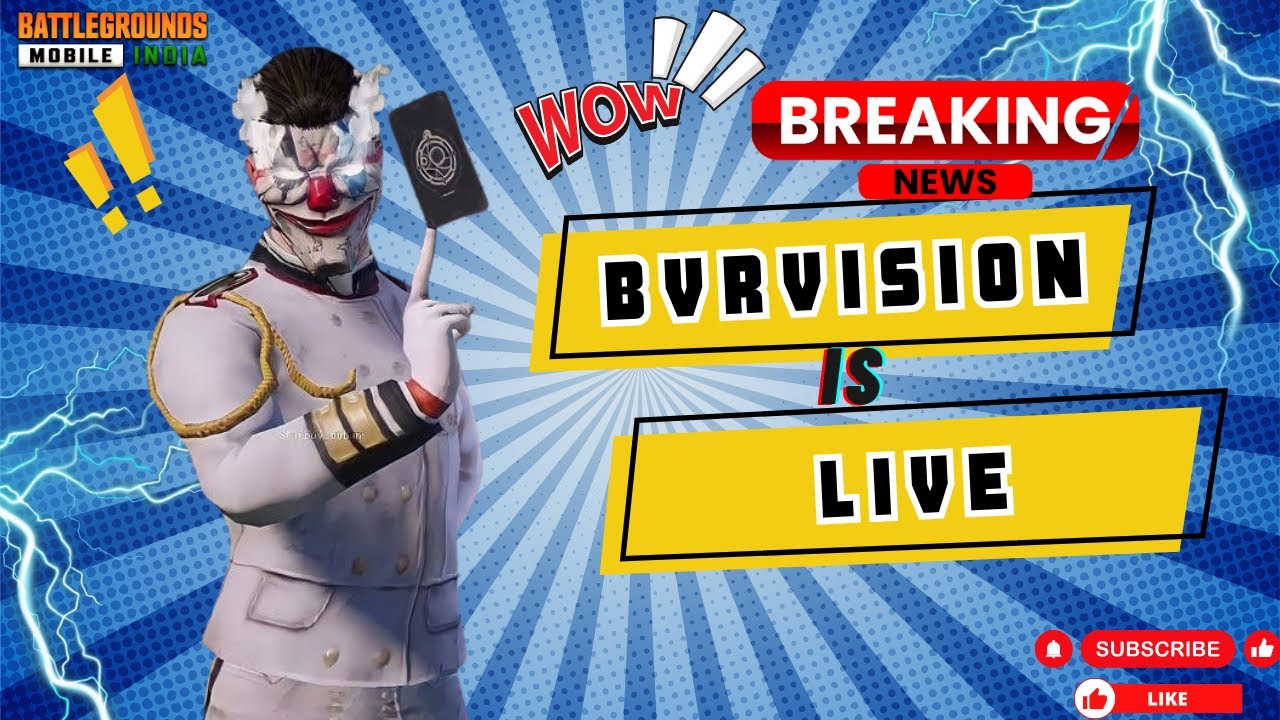 BGMI CLASSIC GAMEPLAY LET'S GO || BVRVISION IS LIVE | Road to 1K