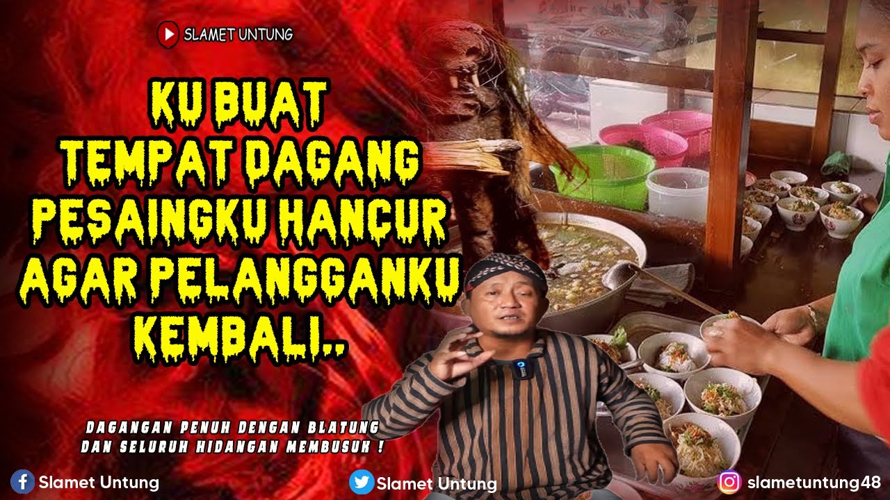 KISAH SERAM MENGERIKAN ❗❗ MENGHANCURKAN DAGANGAN PESAINGNYA DENGAN ILMU HITAM ❗❗ PODCAST HOROR