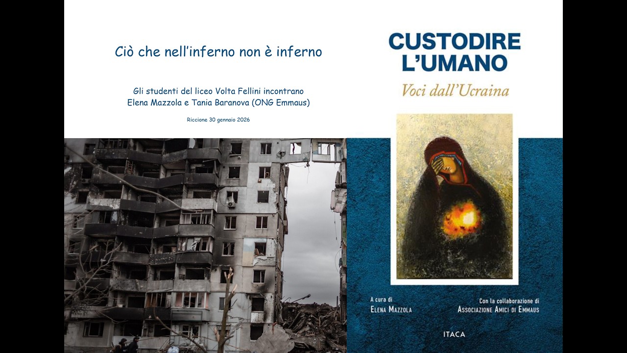 Ciò che nell’inferno non è inferno - Riccione 30 gennaio 2026