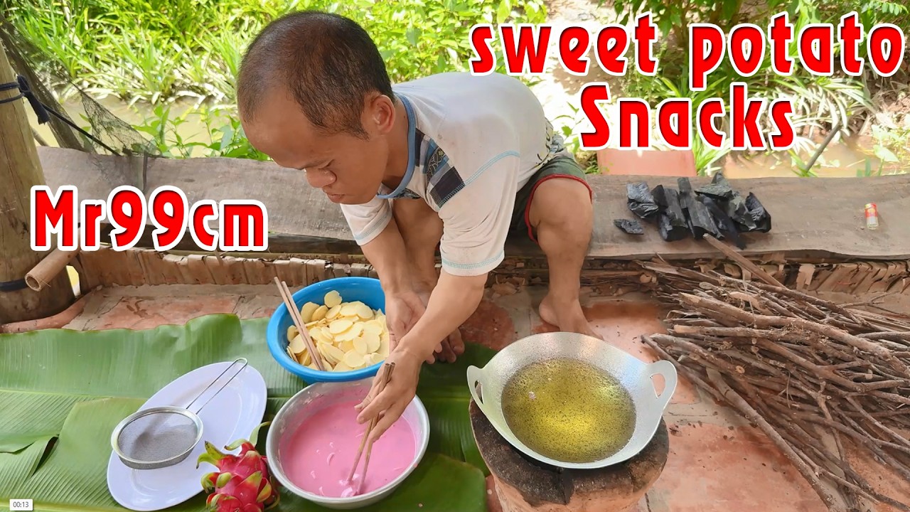 This pink powder makes my sweet potato snacks more delicious and eye-catching