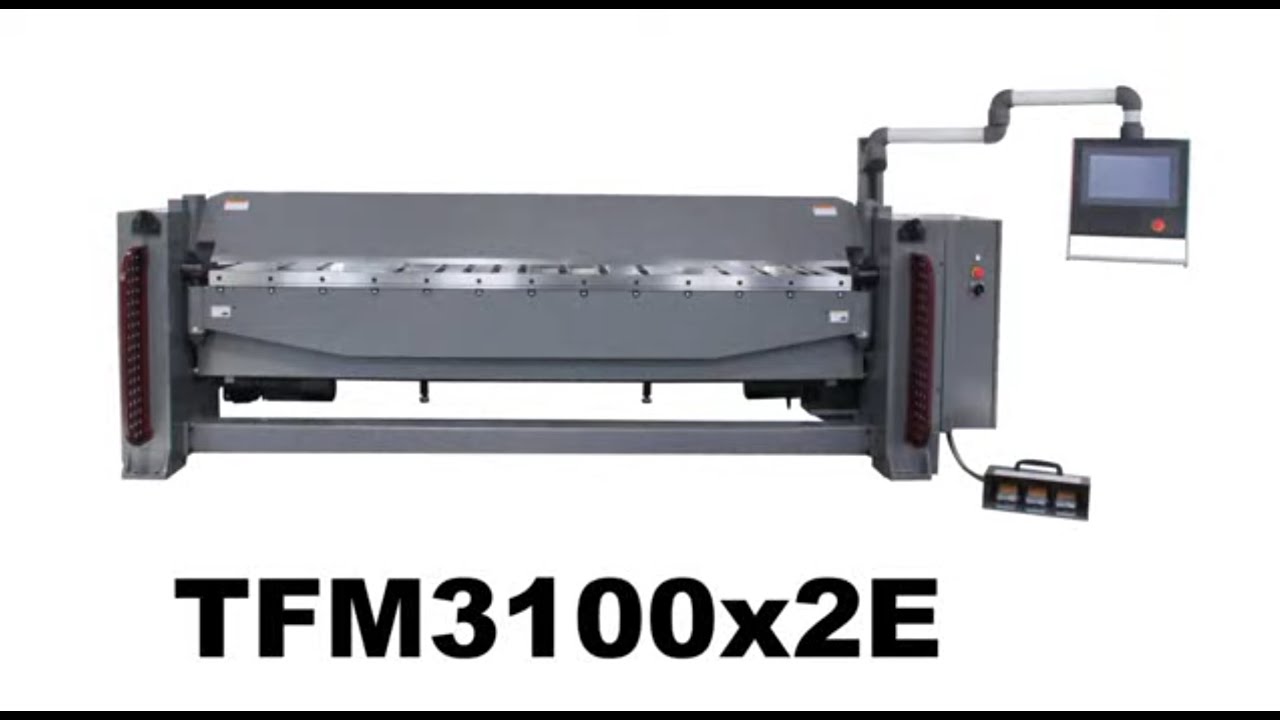 TFM 3100x2E ( 10’x 14ga) Electric straight brake  + CNC  controller + programmable back gauge